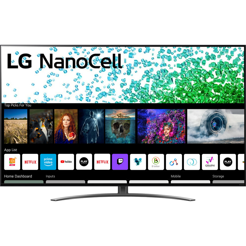 Televizor LG 65NANO813PA, 164 cm, Smart, 4K Ultra HD, LED, Clasa F