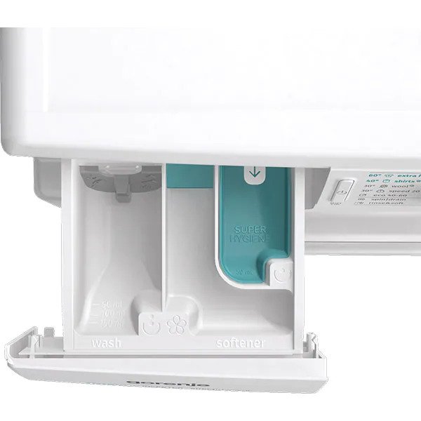 Masina de Spalat Rufe Frontala GORENJE WEI74SBDS, WaveActive, 7 kg, 1400rpm, Clasa B, Alb