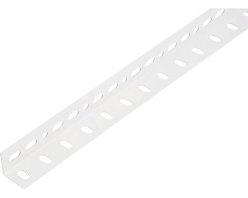 Cornier Metalic Perforat Alberts Conceptor 25x25x1, 2 Mm, Lungime 1m, Alb