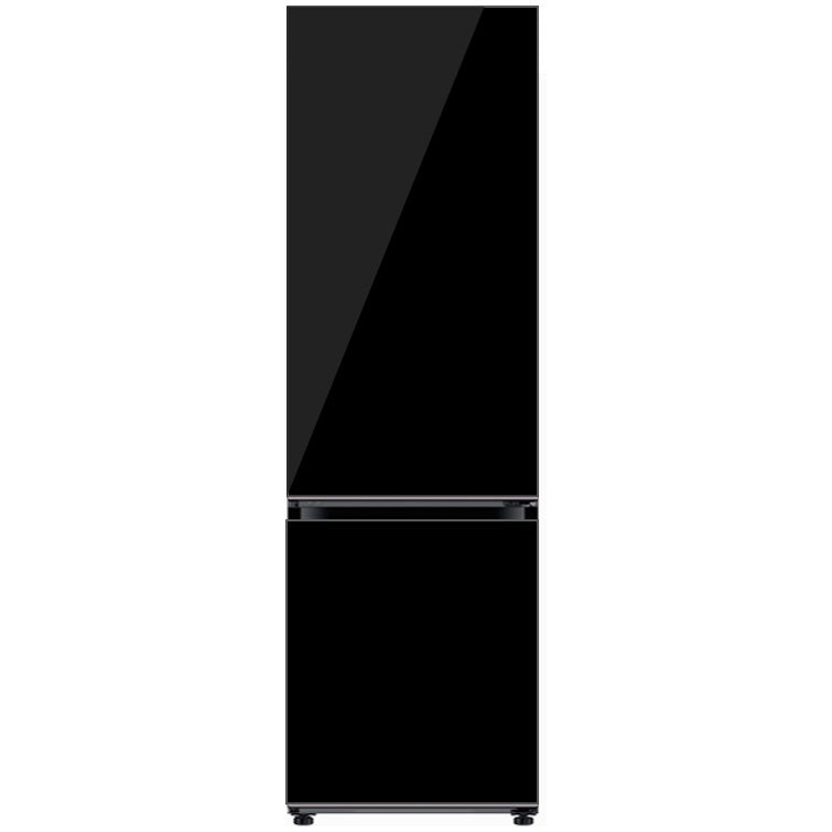 Combina frigorifica Samsung RB34A7B5E22/EF, Bespoke, 344l, No Frost, Metal Cooling, Optimal & Humidity Fresh+, Digital Inverter, Clasa E, H 185 cm, Sticla neagra