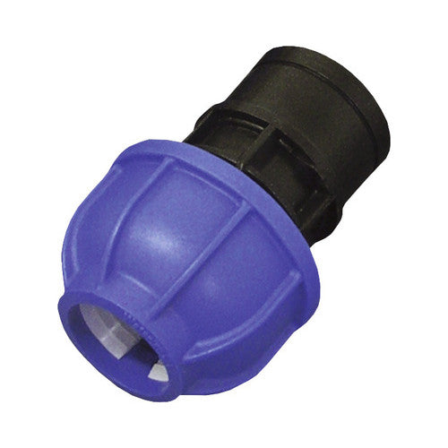 Racord compresiune VALROM apa potabila D63x2" FI