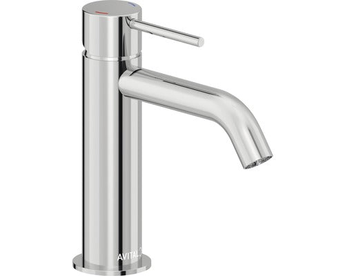 Baterie lavoar monocomanda AVITAL Rega cartus ceramic 25 mm ventil click-clack crom