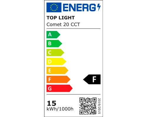 Plafoniera Cu Led Integrat Comet 20b 15w 1500 Lumeni, Pentru Baie Ip54, Alb