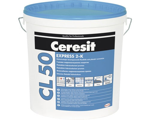 Hidroizilolatie Flexibila Ceresit CL50 sub Placari Ceramice 12,5 kg