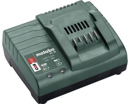Set 2 Acumulatori & Statie De Incarcare Metabo Sc 30 Basic 18v, Capacitate 2x 2,0ah Li-ion