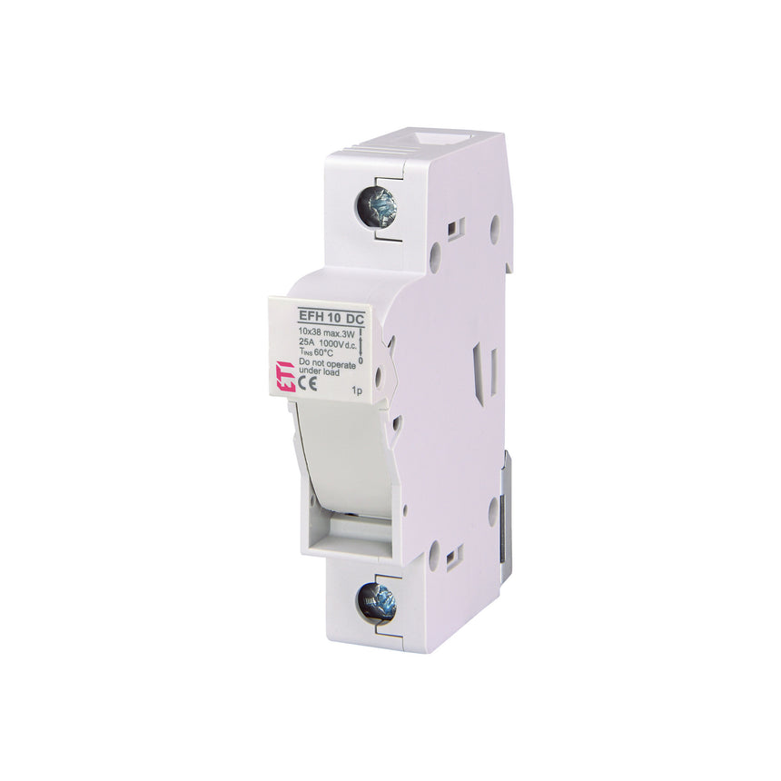 Separator cu fuzibil ETI, EFH DC 10x38mm pentru panouri fotovoltaice 1P 25A