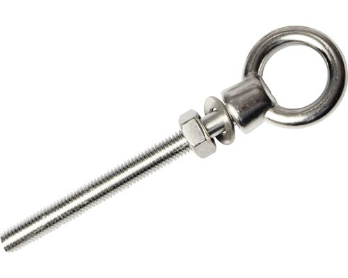Surub Metric Cu Inel De Ridicare Nautic Pro M10x100 Mm Inox A4, Incl. Saiba Si Piulita