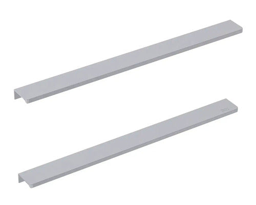 Manere Pentru Mobilier Baie Roca Elegance 60 Cm, Aluminiu, Crom, Set 2 Bucati