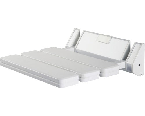 Scaun rabatabil pentru dus BISK Masterline PRO 32x32,8 cm alb