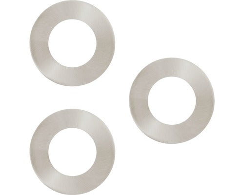 Spoturi Led Incastrate Eglo Crosslink 3w 360 Lumeni, Lumina Rgbw Variabila, Ø85 Mm, Nichel Mat, Pachet 3 Bucati