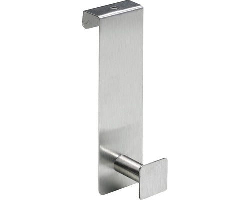 Cuier Pentru Usa Cu 1 Carlig Hettich Modern 40x133x54 Mm, Otel Inoxidabil, Patrat