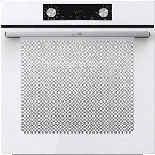 Cuptor Incorporabil GORENJE BOS6737E13WG, Electric, Airfry, Gatire asistata cu abur, Autocuratare Hidrolitica, 77 l, Clasa A, Alb