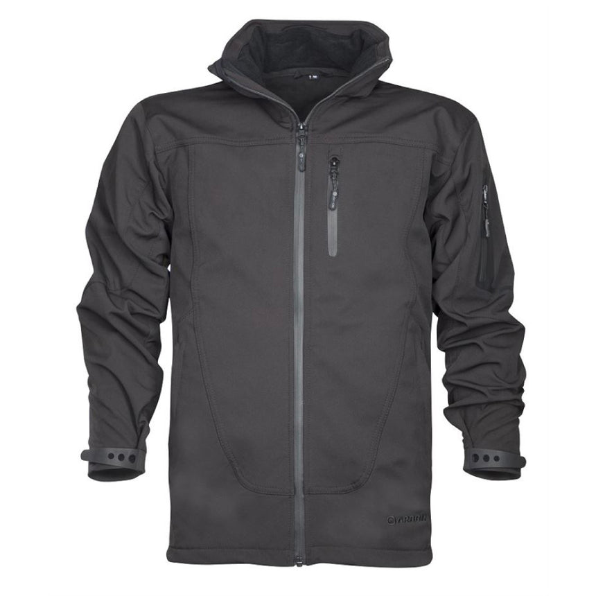 Jacheta de lucru de iarna softshell SPIRIT WINTER, culoare negru, marimea L