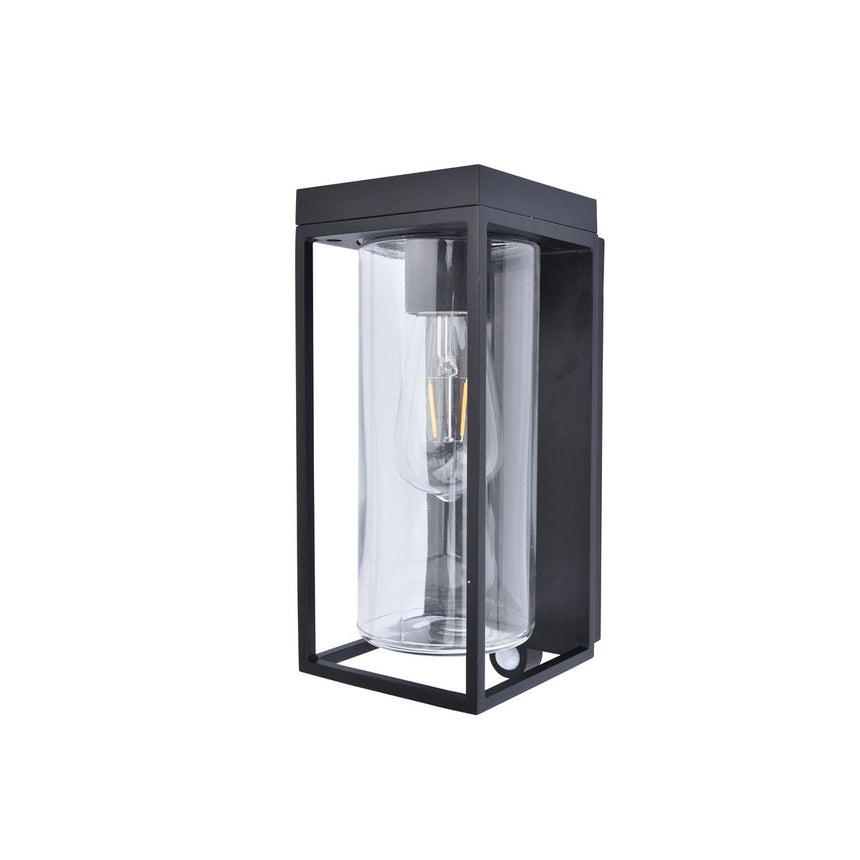 Aplica de exterior, Lutec, Aluminiu, Soclu E27, Negru