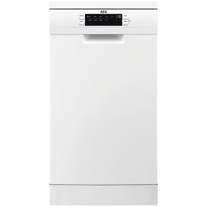 Masina de spalat vase AEG FFB62427ZW, 9 seturi, 9 programe, Motor Inverter, Clasa E, AirDry, Pro Clean, Afisaj digital, Alb