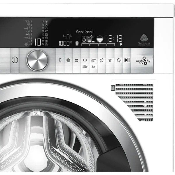 Masina de spalat rufe frontala cu uscator GRUNDIG GWD59400WBC, 9/6kg, 1400rpm, Clasa A, Alb