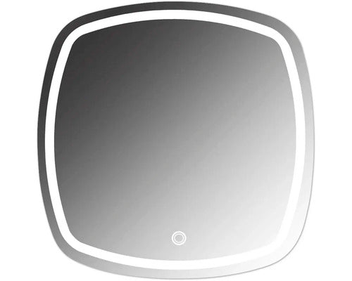 Oglinda Baie Cu Led Cordia Smooth Line 60x60 Cm Senzor Touch Ip 44