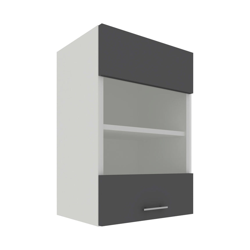 Corp Superior haaus Karo, O Usa, cu sticla, Antracit/Alb, 40 x 30 x 60 cm