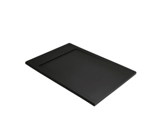 Cadita de Dus Dreptunghiulara Radaway Teos F HTF12090-54, 90x120x4 cm, Negru