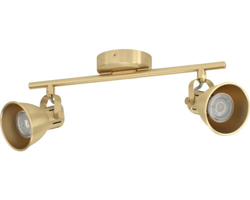 Plafoniera Seras Gu10 Max. 2x3w, Auriu