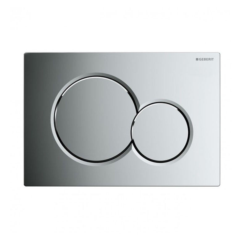 Clapeta de actionare rezervor WC incastrat Geberit Sigma01, pentru spalare cu doua volume de apa, crom