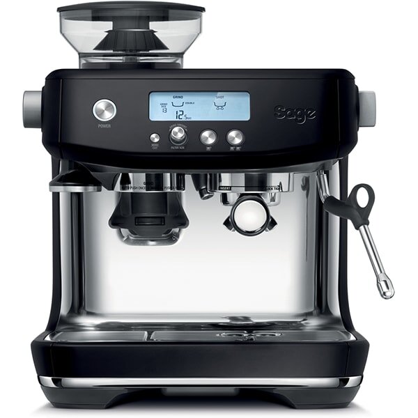 Espressor manual SAGE SES878BTR, 2l, 1680W, 15 bar, sistem termic ThermoJet, Negru-Argintiu