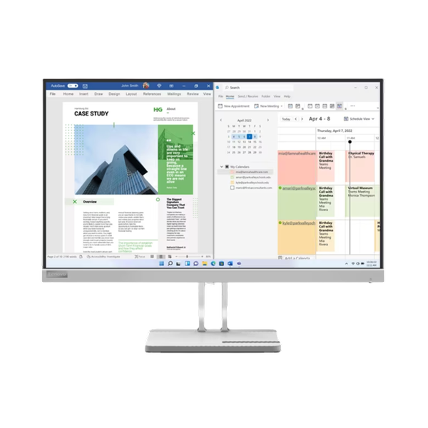 Monitor VA LED Lenovo 24.5" L25e-40, Full HD 1920 x 1080, VGA, HDMI Gri