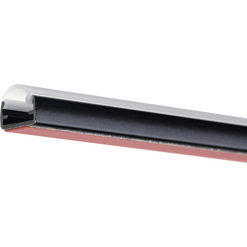 Profil LED aparent, 2LED012B, aluminiu, negru, 200cm