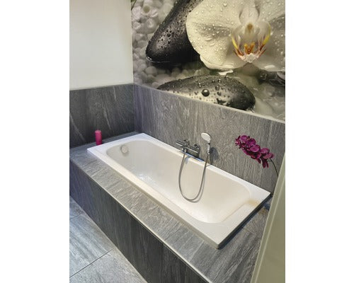 Cada de Baie Rectangulara Jungborn Calista, 170x75x45 cm, Acril, Alb