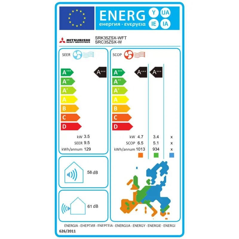 Aer Conditionat MITSUBISHI HEAVY Harukaze Pro Titanium SRK35ZSX-WFT SRC35ZSX-W, 12000 BTU, A+++/A+++, Hyperinverter, Functie Incalzire Racire, Wi-Fi, Titanium