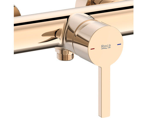 Baterie dus monocomanda Roca Naia rose gold