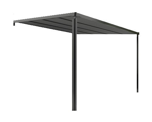 Copertina Motorizata cu Telecomanda, Banda LED, 3.94x3.94 m, Antracit