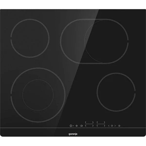 Plita incorporabila GORENJE CT43SC, Vitroceramica, 4 arzatoare, Touch Control, Negru