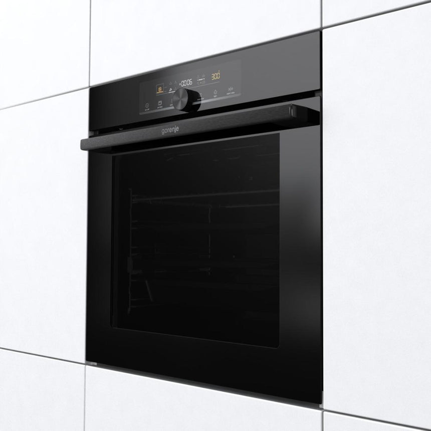 Cuptor Incorporabil GORENJE BPS6747A06BG, Electric, Autocuratare Catalitica, 77 l, Clasa A+, Negru
