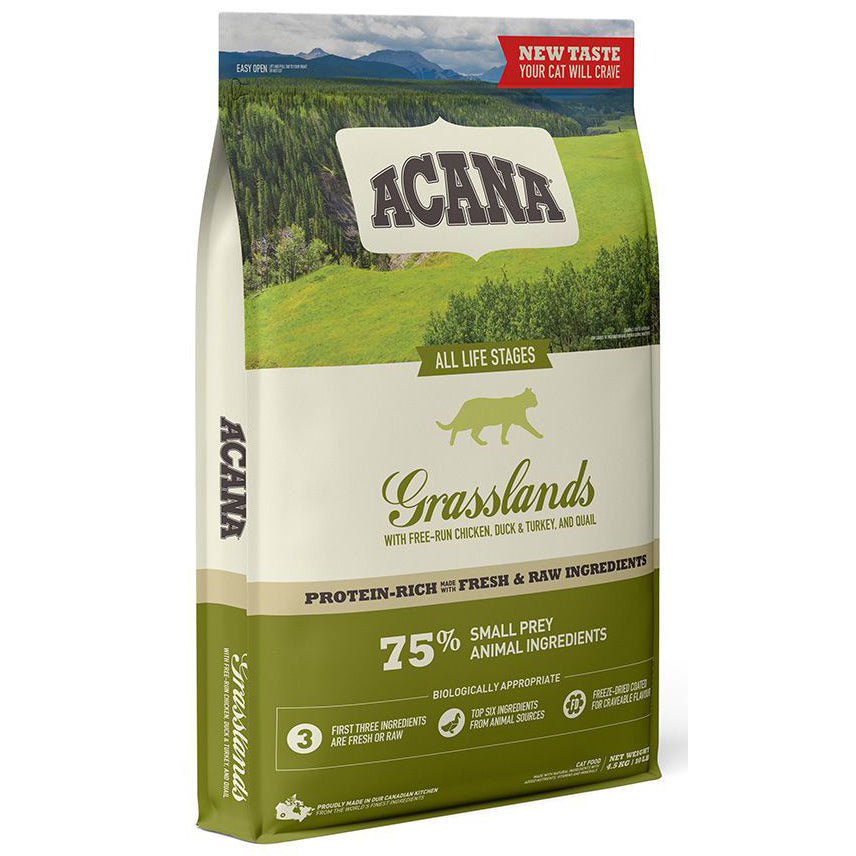 Hrana uscata pentru pisici Acana Grasslands NEW, 4.5 kg