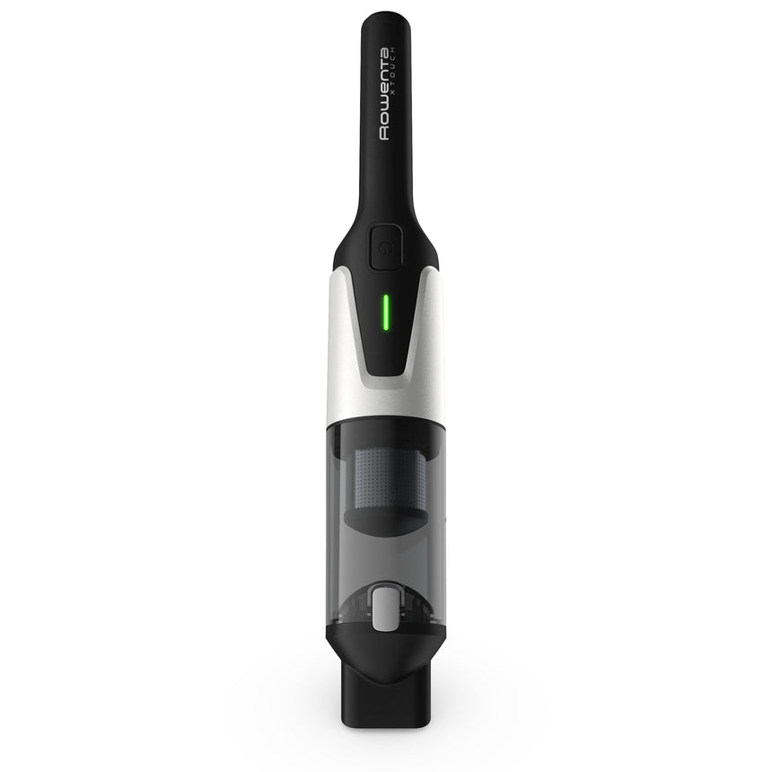 Aspirator de mana Rowenta X-touch AC9736WO, autonomie 10 min, 2 accesorii, recipient 200ml, gri&alb