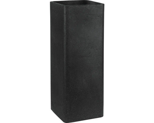 Ghiveci Flori Geli Cube Plastic 26x26x70 Cm Antracit