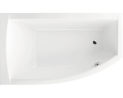 Cada de Baie Asimetrica pe Colt Radaway Sitera, 95x160x47,5 cm, Colt Stanga, Acril Alb, WA1-32-160x095L
