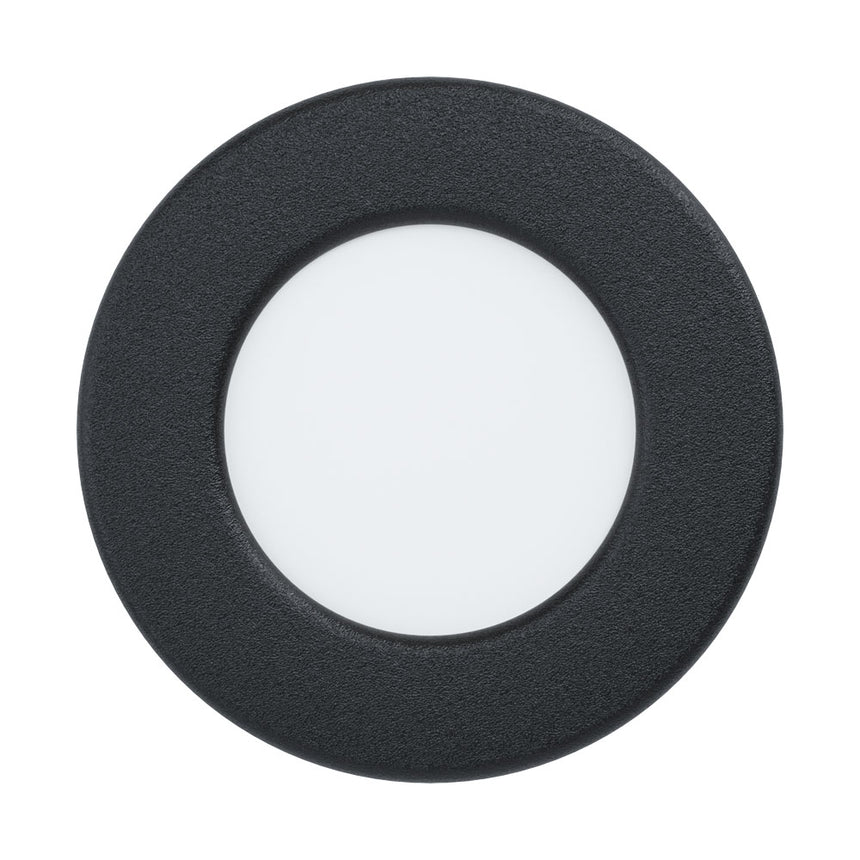 Spot incastrat pentru baie EGLO FUEVA 5 99211, LED 2.7W 300lm 3000K IP44, Negru