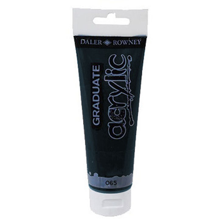 Vopsea acrilica, Daler-Rowney, 120 ml, Gri inchis