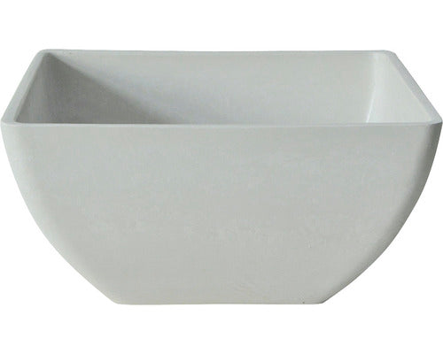 Ghiveci Lafiora Piatra Artificiala 30x15 Cm Alb