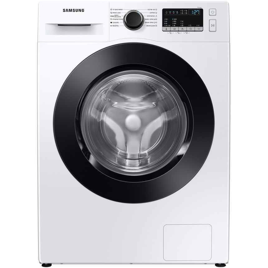 Masina de spalat rufe Samsung WW90T4040CE/LE, 9 kg, 1400 RPM, Clasa D, Motor Digital Inverter, Steam, Smart Check, Drum Clean, Alb