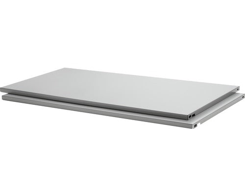 Polite Metalice Raft Dolle Steelboards 800x400 Mm, Argintii, Pachet 2 Bucati