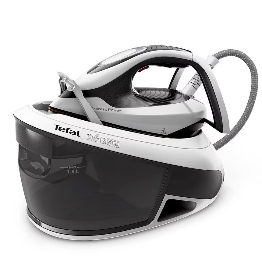 Statie de Calcat TEFAL Express Power SV8130E0,2800W, 450g/min, 1800ml, Talpa Durilium, Negru-Alb
