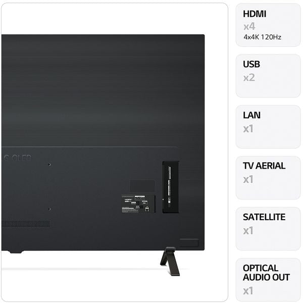 Televizor LG OLED 77B43LA, 195 cm, Smart, 4K Ultra HD, 100 Hz, Clasa F (Model 2024)