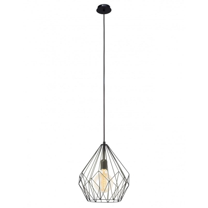 Pendul vintage EGLO CARLTON 49257, E27 1x60W, Ø310mm