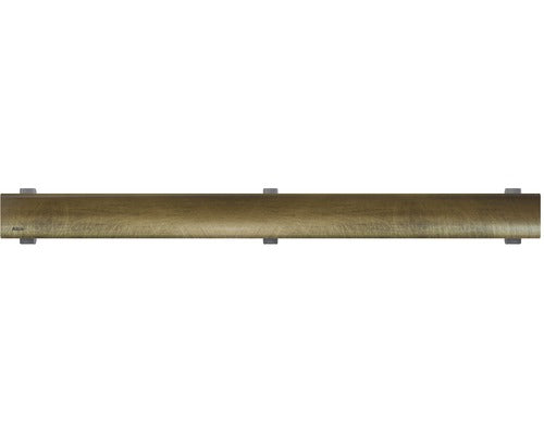 Gratar plin pentru rigola dus 65 cm bronz antic