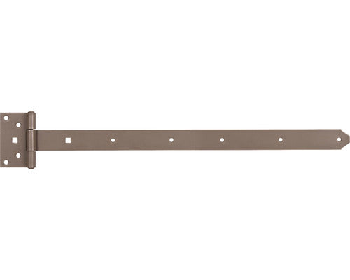 Balama tip „T” Alberts Duravis 591x59 mm, otel zincat maro deschis