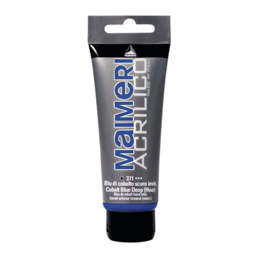 Culoare Acrilica, Cobalt Blue Deep (Hue), 75 ml, Acrilico Maimeri