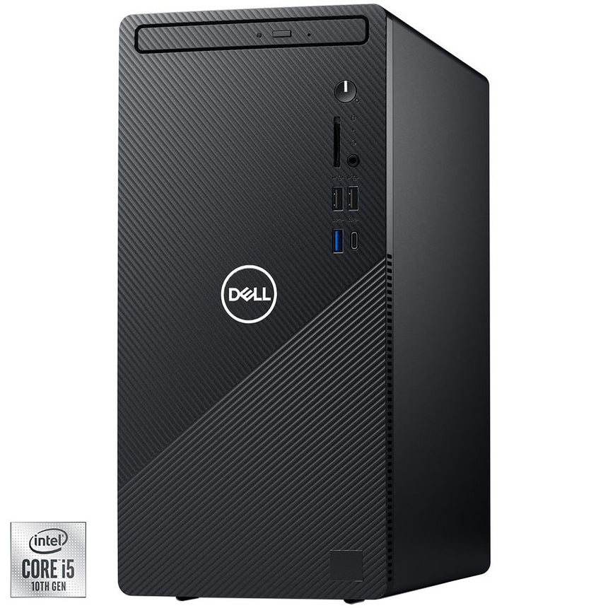 Sistem Desktop PC Dell Inspiron 3881 cu procesor Intel® Core™ i5-10400 pana la 4.30 GHz, Comet Lake, 8GB DDR4, 512GB SSD, DVD-RW, Intel® UHD Graphics 630, Ubuntu